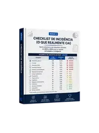 Checklist de Incidência (O que Realmente Cai)